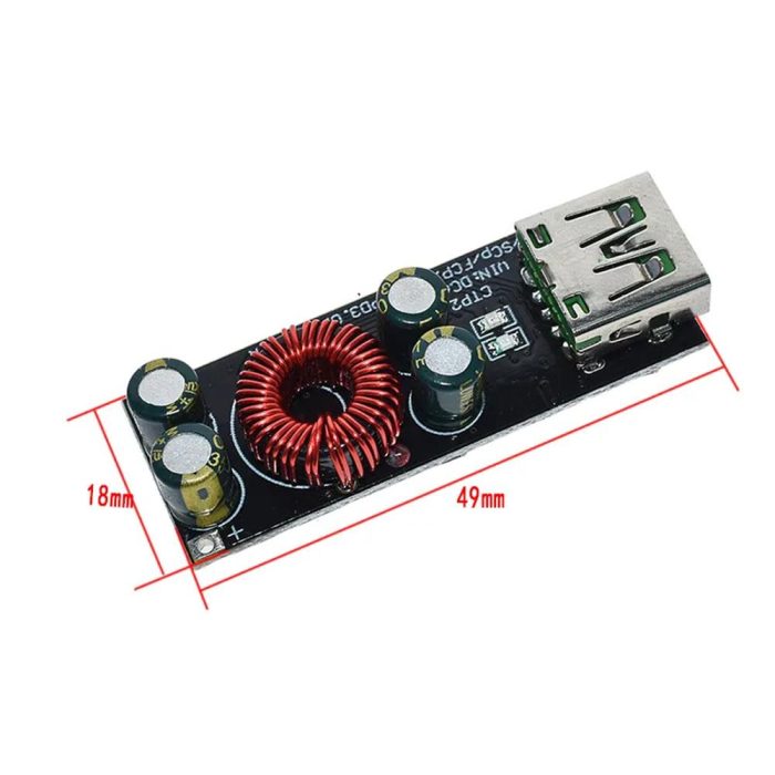 Type-C USB QC4.0 QC3.0 6V-35V Cep Telefonu Hızlı Hızlı Şarj Adaptörü Modülü - Görsel 3