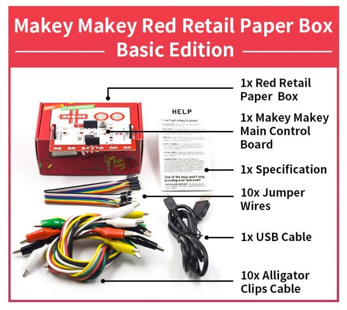 Makey Makey Kit Eğitici Geliştirme Robotlink Seti - Görsel 4