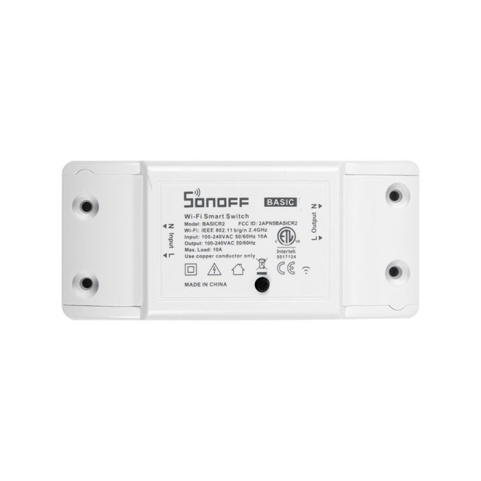 Sonoff Basic R2 WiFi Akıllı Ev Otomasyon Rölesi (Google Home & Alexa Uyumlu) - Görsel 4