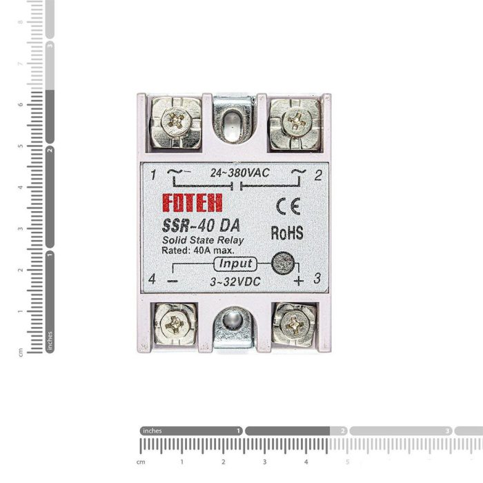 SSR-40DA SSR Solid State Röle 40A (Katı Hal Rölesi) - Görsel 4