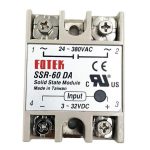 SSR-60DA SSR Solid State Röle 60A (Katı Hal Rölesi)