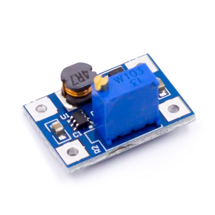 SX1308 Ayarlanabilir 28V 2A 1.2Mhz Gerilim Yükseltici Güç Kaynağı Modülü - Görsel 2