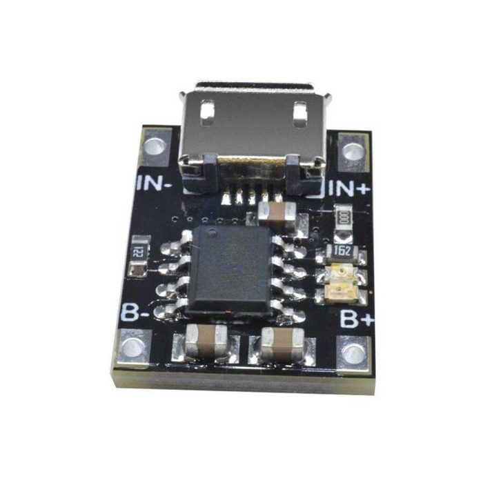 TC4056 TC4056A Micro USB 1S 5V-6V 4.2V 1A Lityum Batarya Şarj Kartı - Görsel 3