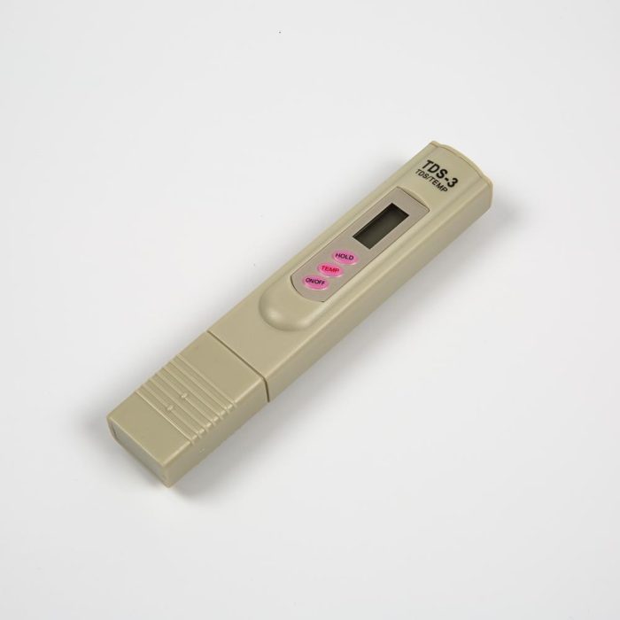 TDS Metre Su Kalitesi ve Saflık Ölçüm Cihazı Pil ile Birlikte - Görsel 3