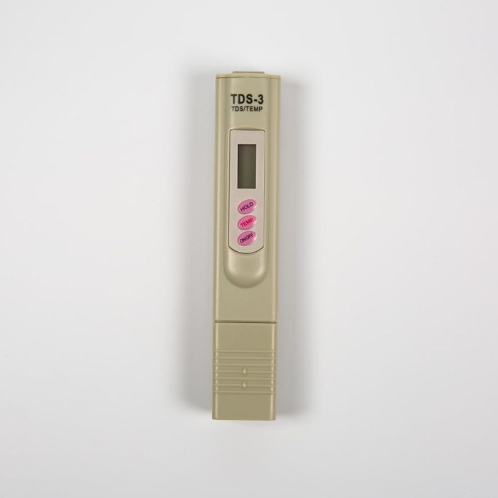 TDS Metre Su Kalitesi ve Saflık Ölçüm Cihazı Pil ile Birlikte - Görsel 4