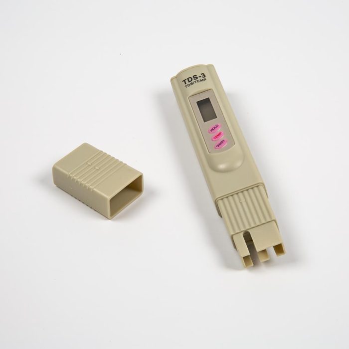 TDS Metre Su Kalitesi ve Saflık Ölçüm Cihazı Pil ile Birlikte - Görsel 5