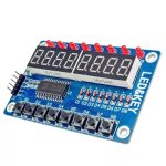 TM1638 Modülü Anahtar Ekran AVR Arduino 8-Bit Dijital LED Kartı