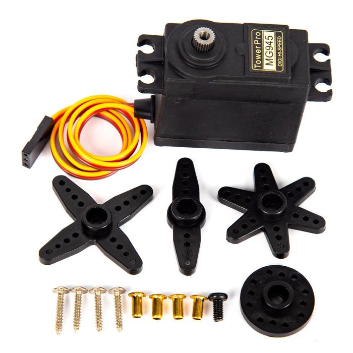 Tower Pro MG945 Metal Dişli Dijital Servo Motor 180 Derece - Görsel 7