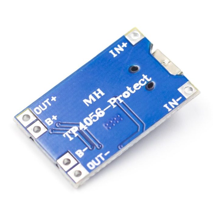 TP4056 Akım Korumalı 1A Lipo Batarya Şarj Modülü (Mini USB) - Görsel 8