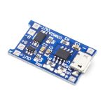 TP4056 Akım Korumalı 1A Lipo Batarya Şarj Modülü (Micro USB) - Görsel 3
