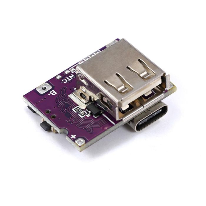 Type-C Li-ion 18650 Pil Şarj Devresi - USB Çıkışlı Powerbank Modülü - Görsel 2