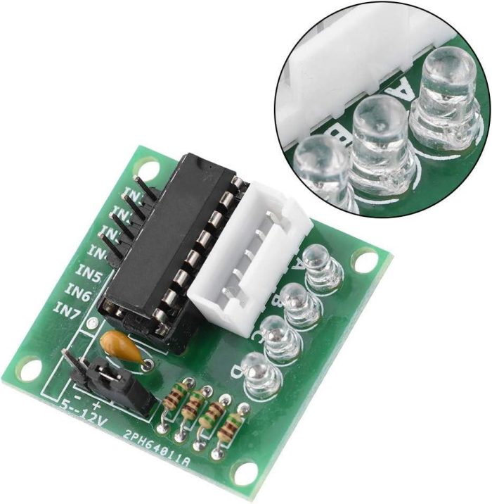 ULN2003 Yeşil Step Motor Sürücü Kartı 5V - Görsel 2