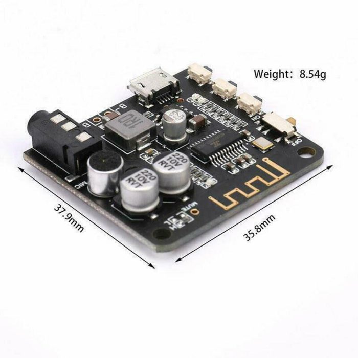 vhm-314-bluetooth-ses-alici-karti-bluetooth-5-0-mp3-modulu-mikrofonlu-3575.jpg BT5.0 PRO Bluetooth Ses Alıcı Kartı Bluetooth 5.0 MP3 Modülü PRO (Mikrofonlu) - Görsel 3