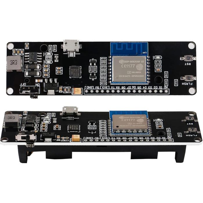 WEMOS D1 Mini ESP8266 WiFi Modülü ESP-WROOM-02 Anakart 18650 Şarj Pil Geliştirme Kartı - Görsel 3