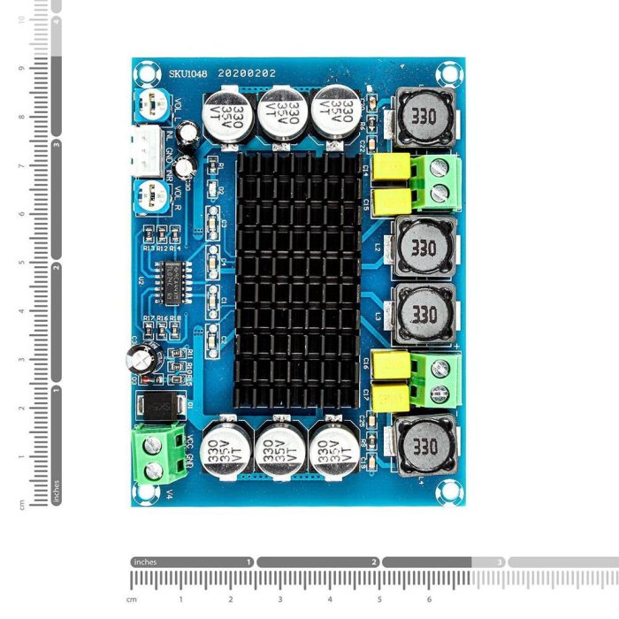 XH-M543 TPA3116D2 2 Kanallı Stereo Güç Amplifikatörü Kartı 2x120W - Görsel 5
