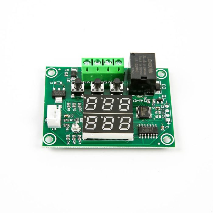 XH-W1219 Çift LED Göstergeli Termostat Sıcaklık Kontrol Modülü - Görsel 2