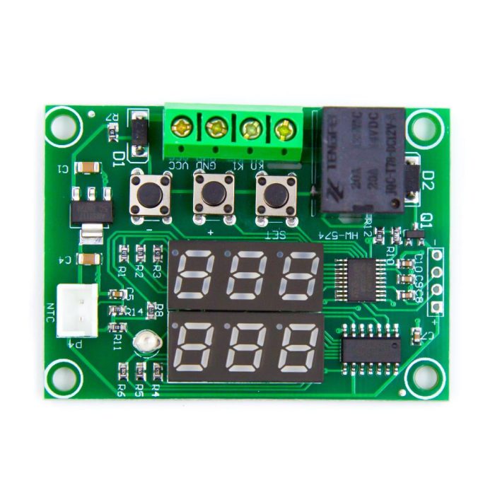 XH-W1219 Çift LED Göstergeli Termostat Sıcaklık Kontrol Modülü - Görsel 6