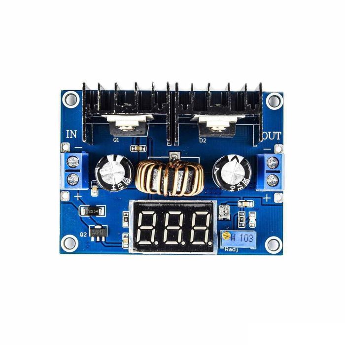 XL4016E1 Ekranlı DC-DC Step Down Gerilim Azaltıcı Regülatör Modülü - 8A 200W - Görsel 4