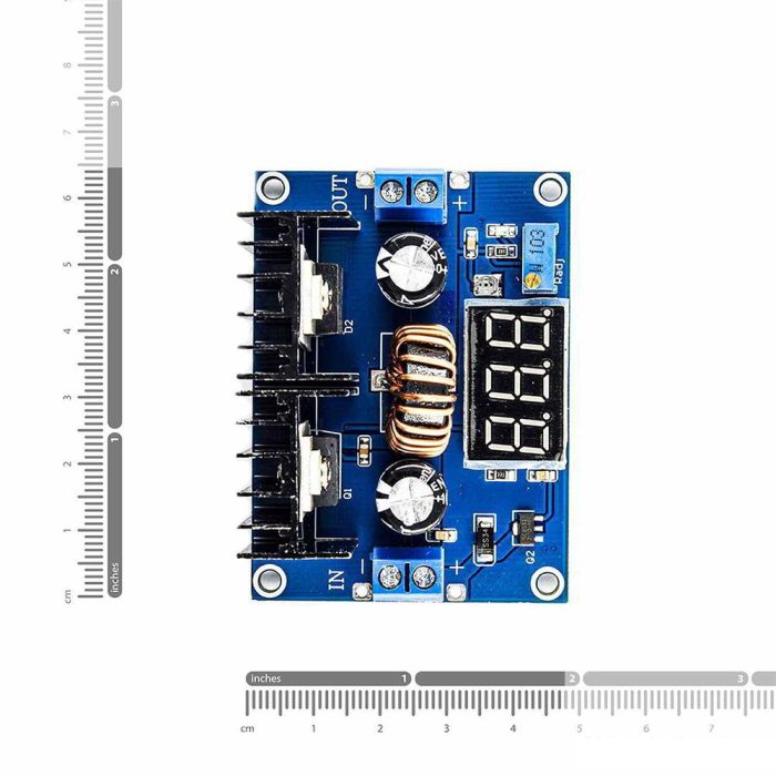 XL4016E1 Ekranlı DC-DC Step Down Gerilim Azaltıcı Regülatör Modülü - 8A 200W - Görsel 6