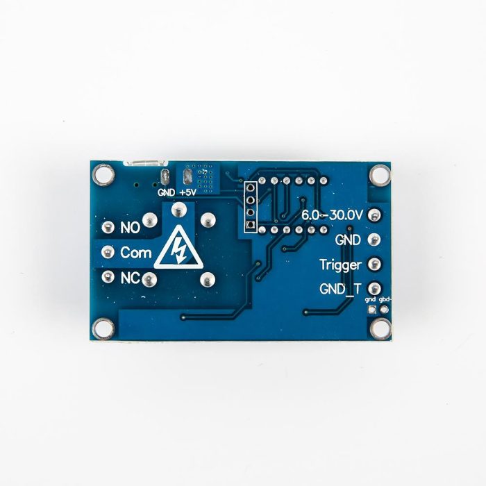 Zaman Ayarlı Geciktirmeli Röle Kartı Led Ekran 6-30V Micro USB Girişli - Görsel 4