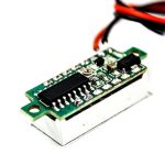0.28 inç 3.5-30V İki Kablolu DC Mavi Voltmetre - Görsel 4