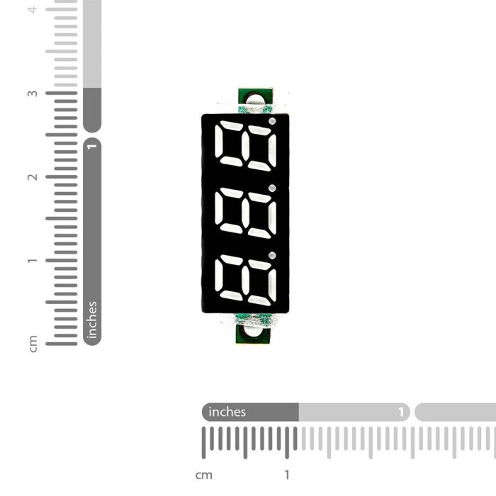 0.28 inç 3.5-30V İki Kablolu DC Mavi Voltmetre - Görsel 5