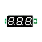 0.28 inç DC 0–100V 3 Kablolu Kırmızı Dijital Panel Voltmetre - Görsel 2