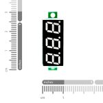 0.28 inç DC 0–100V 3 Kablolu Kırmızı Dijital Panel Voltmetre - Görsel 5