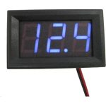 0.56 inç 0-100v 3 Kablolu DC Mavi Voltmetre - Görsel 2