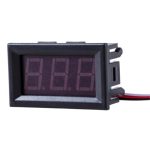 0.56 inç DC 0-100V Panel Tip Dijital Kırmızı Voltmetre Kırmızı