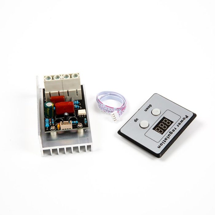 10.000W Tristör Işık Hız Sıcaklık Ayarlı Elektronik Gerilim Regülatörü - Görsel 1