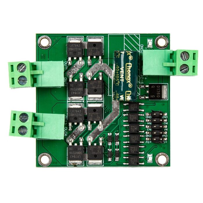 12/24V 7A 160W H-Bridge L298 Dual DC Motor Sürücü Modülü - Görsel 2