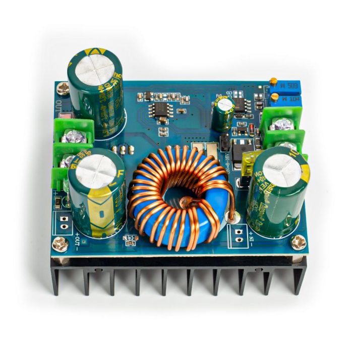 DC 12-80V 600W Ayarlanabilir Voltaj ve Sabit Akım Ayarlı Gerilim Yükseltici Modülü - Görsel 6