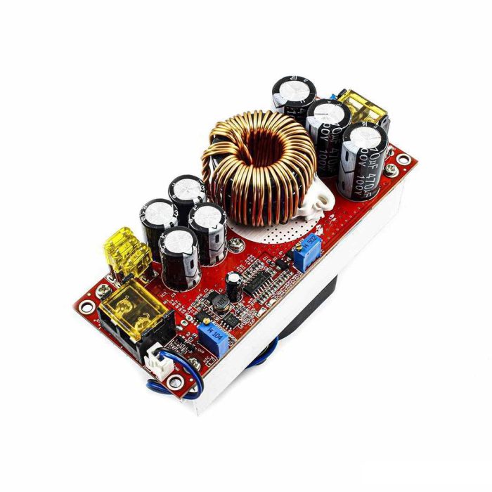 1500W 30A DC-DC Gerilim Yükseltici Güç Kaynağı Modülü Sabit Akım ve Ayarlanabilir Çıkış - Görsel 2