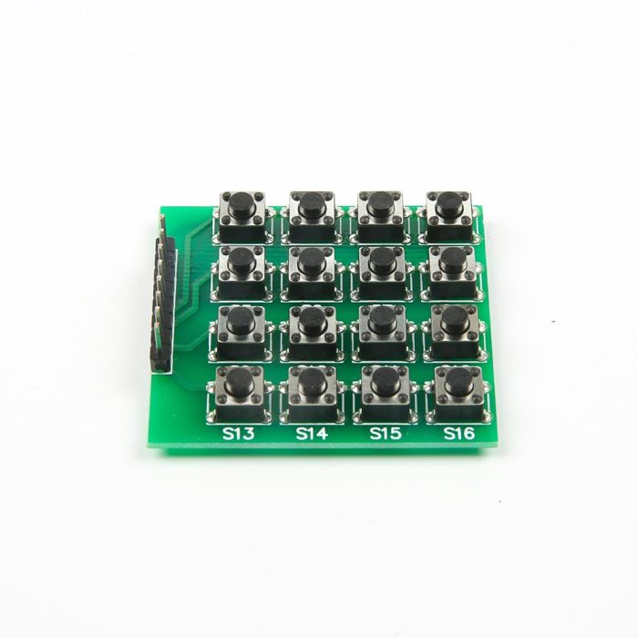 16 Butonlu 4x4 Matrix Tuş Takımı - Görsel 3