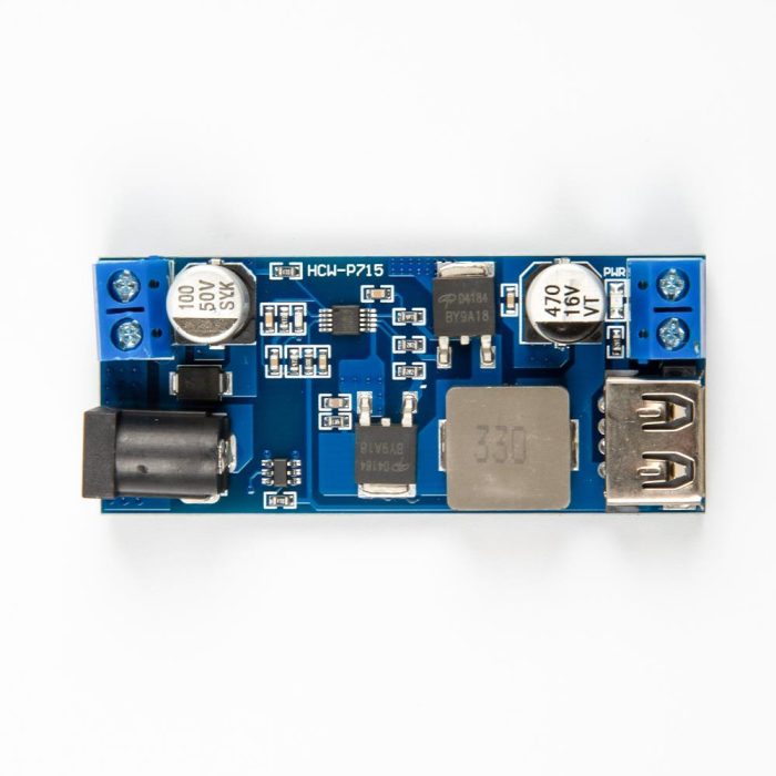 24V/12V'dan 5V'a 5A DC-DC Voltaj Düşürücü Modül XY-3606 - Görsel 6