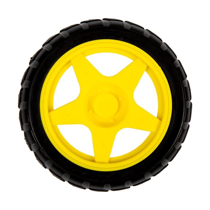 2WD Smart Robot Araba Yuvarlak Şase Tekerlekli Araba Seti - Görsel 7