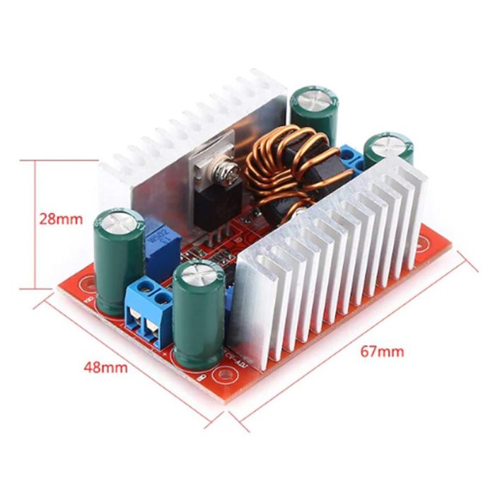 DC-DC 400W 15A Gerilim Yükseltici Modülü - Görsel 4