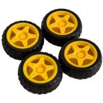 4WD Çok Amaçlı Şeffaf Mobil Robot Araba Platformu - Görsel 5