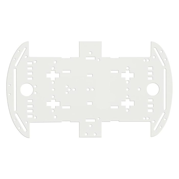 4WD Çok Amaçlı Şeffaf Mobil Robot Araba Platformu - Görsel 8