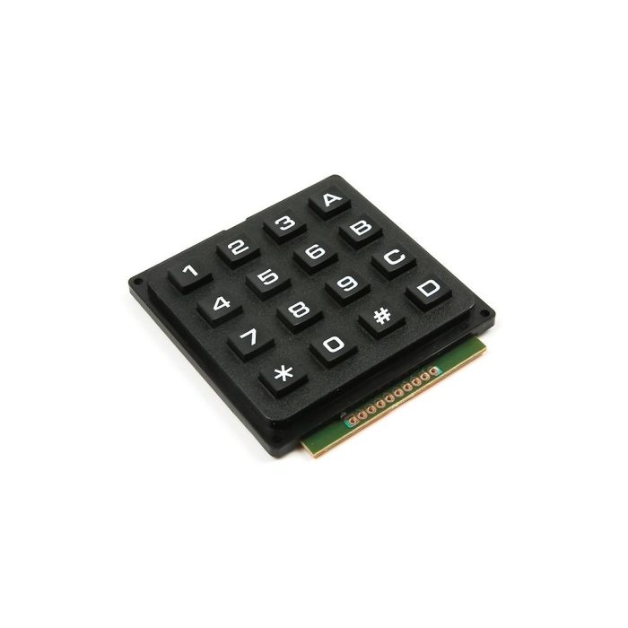4x4 Telefon Stili Matrix Keypad Siyah Tuş Takımı - Görsel 2