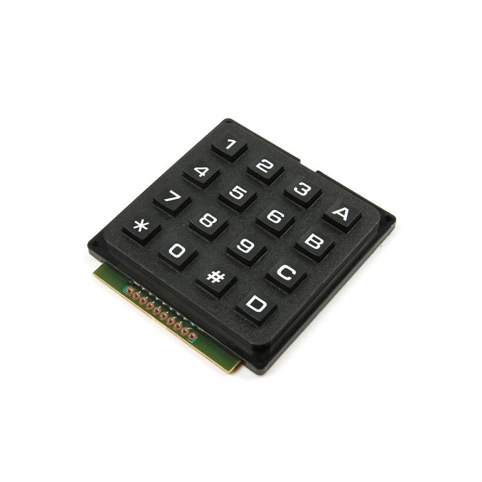 4x4 Telefon Stili Matrix Keypad Siyah Tuş Takımı - Görsel 3
