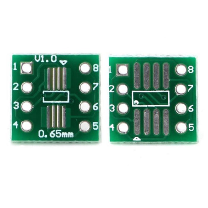 SOP8/TSSOP8 to DIP8 Çift Taraflı SMD Entegre Adaptör Kartı - Görsel 4