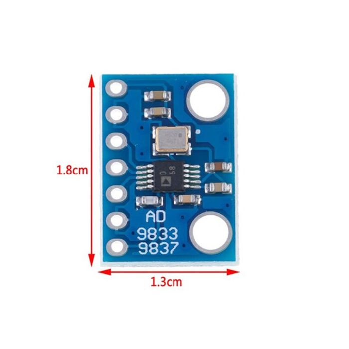 AD9833 Programlanabilir Kare Dalga DDS Sinyal Jeneratör Modülü - Görsel 3