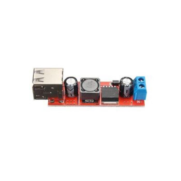 Çift USB Çıkışlı 9V/12V/24V/36V - 5V 3A Gerilim Azaltıcı Modülü - Görsel 2