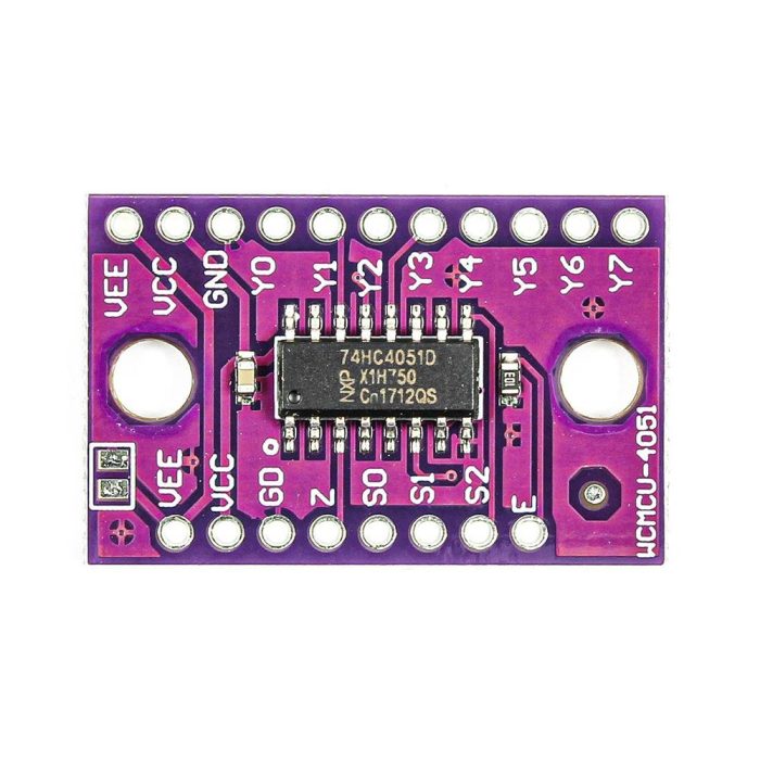 CJMCU-4051 74HC4051 8 Kanallı I2C Analog Çoklayıcı Modülü - Görsel 3