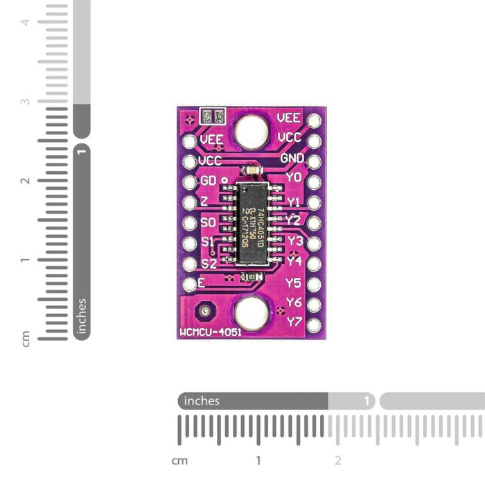 CJMCU-4051 74HC4051 8 Kanallı I2C Analog Çoklayıcı Modülü - Görsel 6