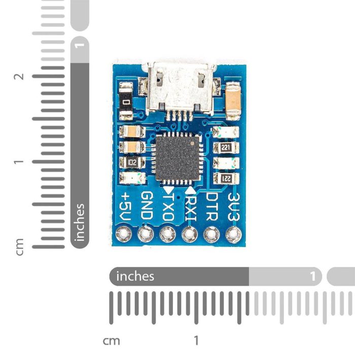 CP2102 Micro USB-TTL Seri Haberleşme Dönüştürücü Modülü - Görsel 6