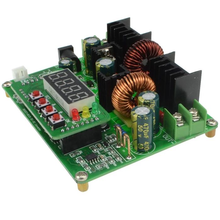 D3806 CNC DC Sabit Akım Ayarlı Gerilim Azaltıcı Modül - Görsel 2