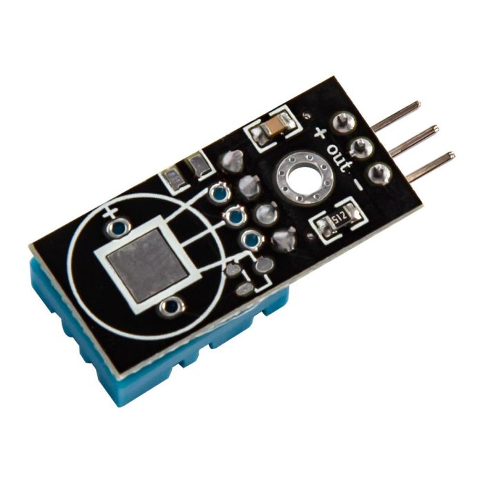 DHT11 Sıcaklık ve Nem Sensör Modülü (Kablolu) - Görsel 3